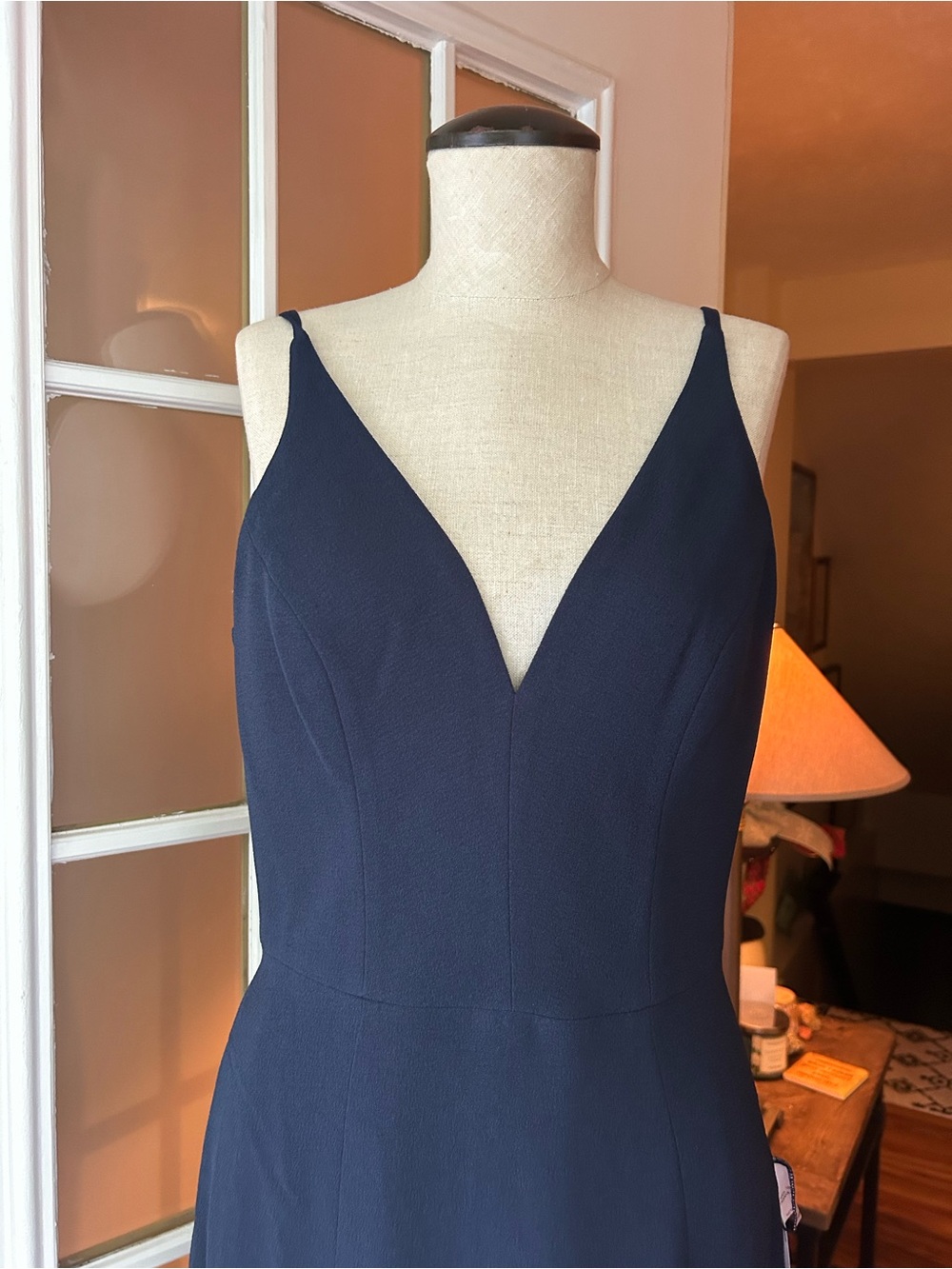 Dress The Population Iris sleeveless mermaid gown, midnight blue. Medium. - Picture 10 of 17